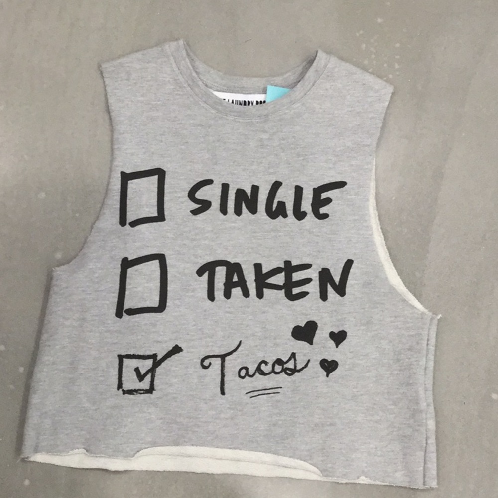 The Laundry Room Grey Muscle Tank
